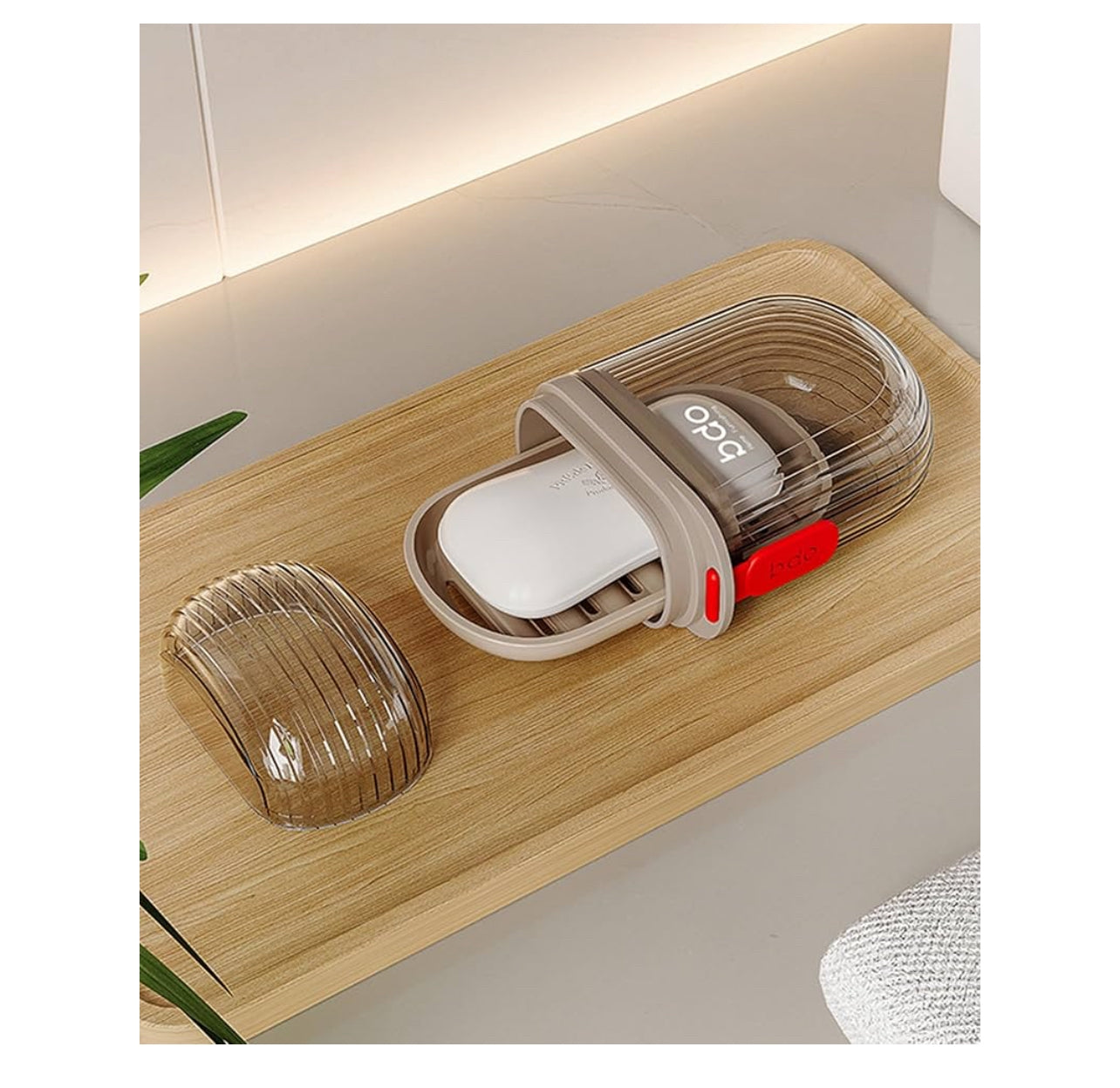 Travel Portable Soap Case – Waterproof & Leakproof Sealed Soap Box with Lid for Home, Gym & Travel