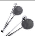 2-in-1 stainless steel frying strainer tongs for draining cooking oil