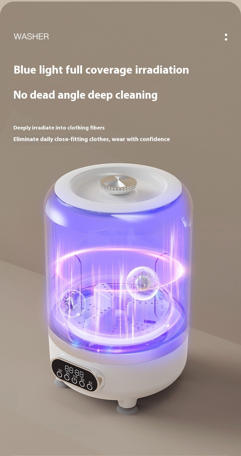 3L Mini Washing Machine with Dryer – Portable, Powerful & Space-Saving Laundry Solution