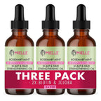 Mielle Rosemary Mint Scalp & Hair Strengthening Oil, 3 pk./2 fl. oz
