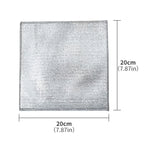 Silver Wire Dish Washing Rag – Multipurpose Non-Scratch Cleaning Cloths for Kitchen, Dishes & Home Use - 3 Pieces ZubaPods