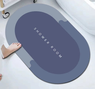 Crystal Velvet Quick-Dry Bathroom & Kitchen Floor Mat – Non-Slip, Water-Absorbing, Oil-Proof, Soft Foot Pad | ZubaPods Africa