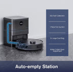3-in-1 Smart Robot Vacuum Cleaner – WiFi Enabled Vacuum, Sweep & Mop with Self-Emptying Dustbin | Intelligent Cleaning Robot