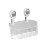 Multi-Functional Suction Cup Wall Mounted Storage Rack – Kitchen & Bathroom Organizer