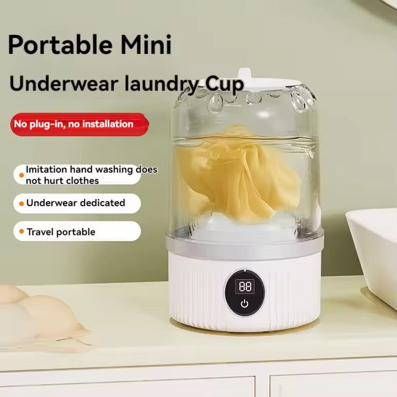 ZubaPods Wireless Portable Rechargeable Mini Washing Machine