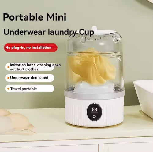 ZubaPods Wireless Portable Rechargeable Mini Washing Machine