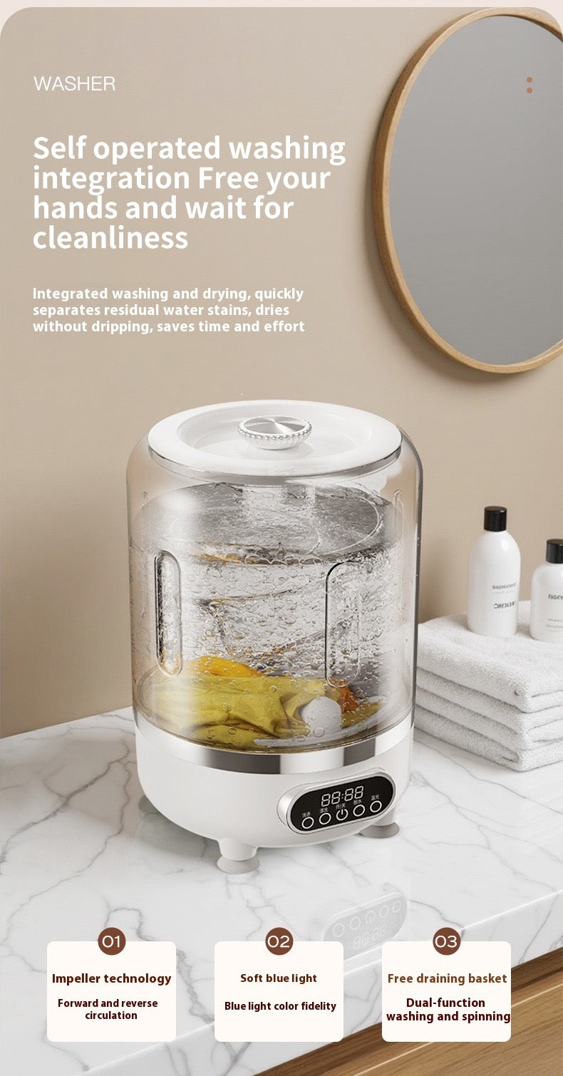 3L Mini Washing Machine with Dryer – Portable, Powerful & Space-Saving Laundry Solution