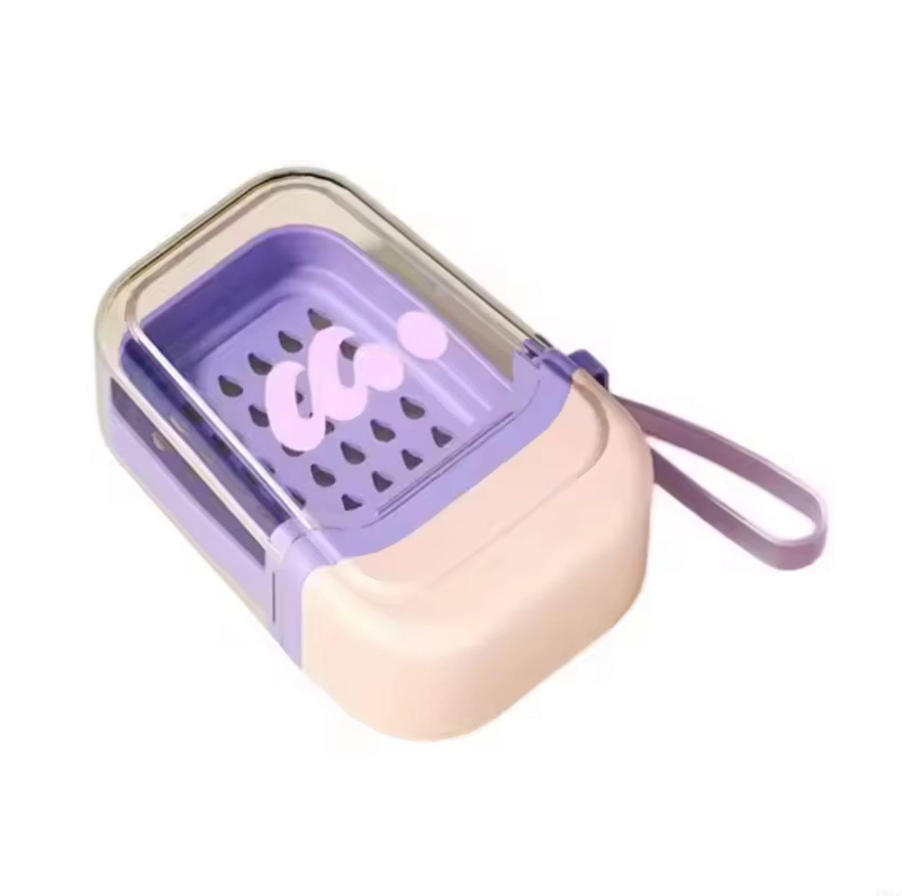 Portable Travel Soap Case with Leakproof Lid & Silicone Handle – Compact Storage for Shampoo & Soap Bars | Bathroom & Travel Essential