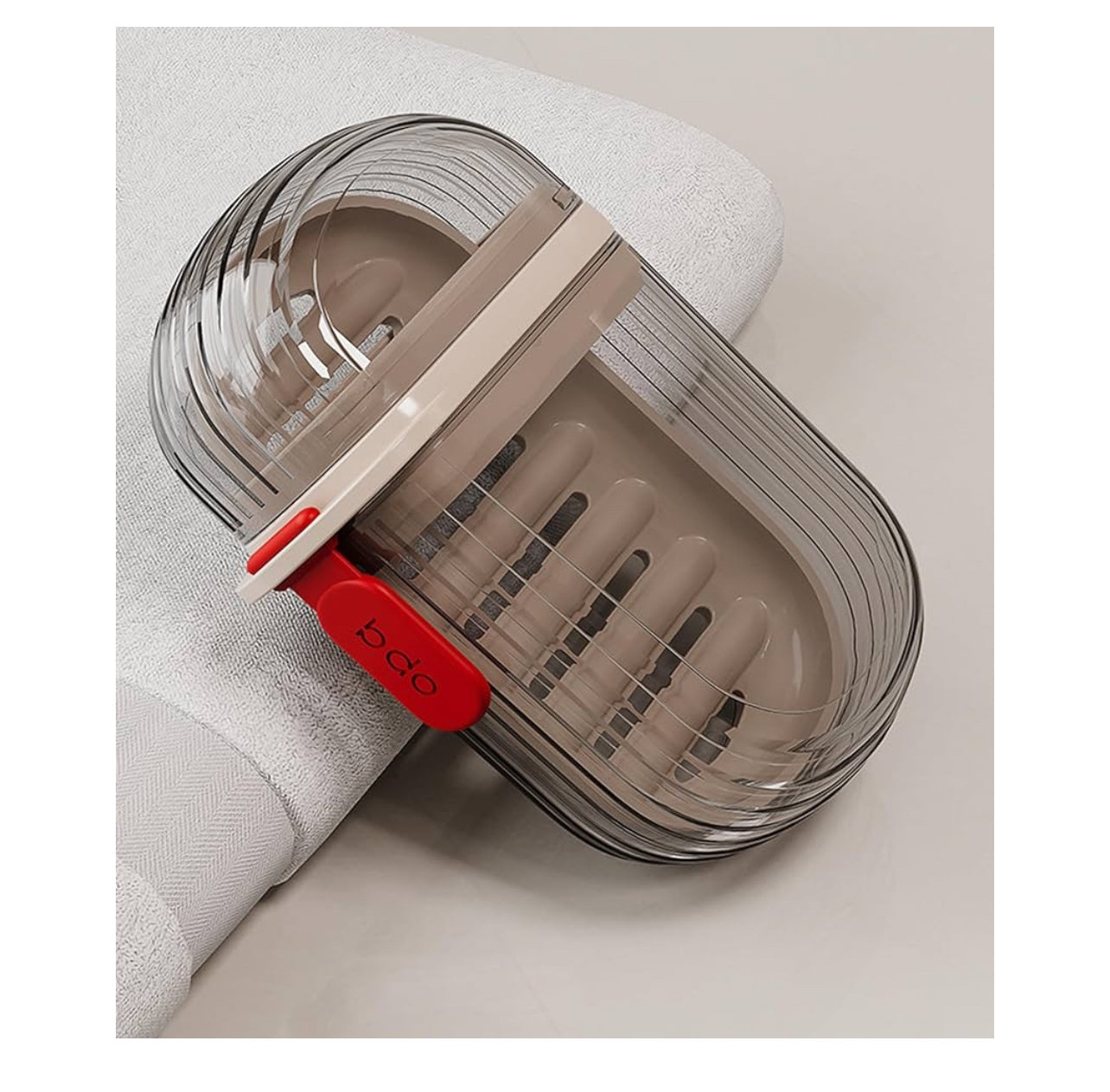 Travel Portable Soap Case – Waterproof & Leakproof Sealed Soap Box with Lid for Home, Gym & Travel