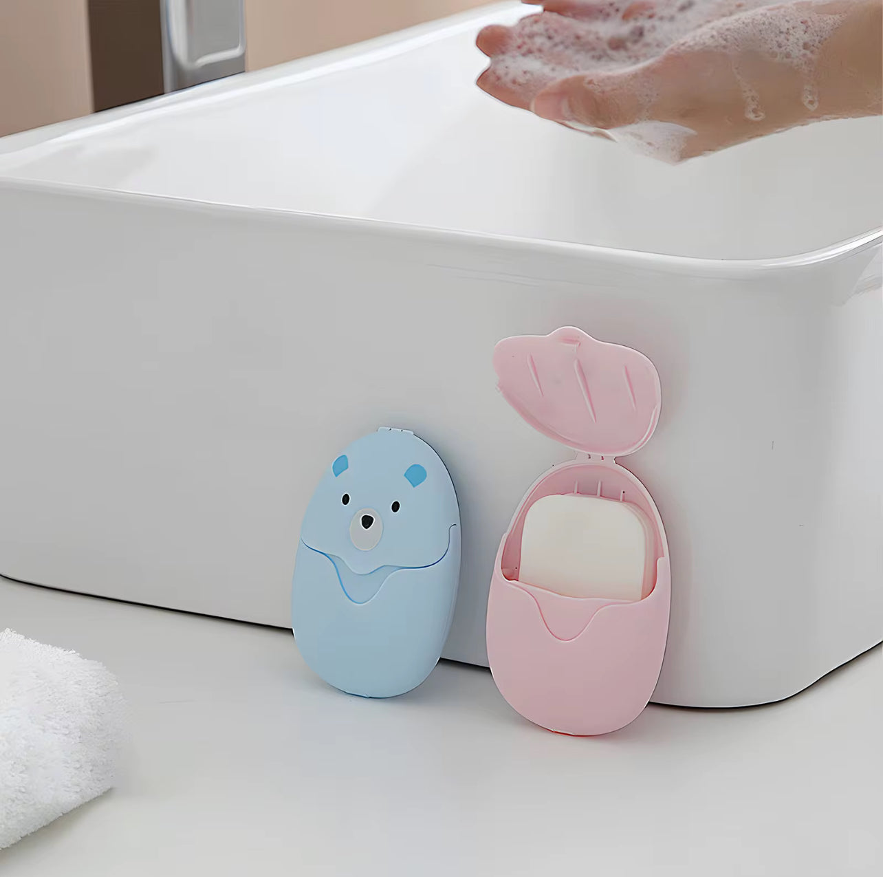 Hand Washing Soap Sheets – Eco-Friendly Disposable Travel Paper Soap | Portable Pocket Soap for Kids & Outdoor Use - 3 Packs