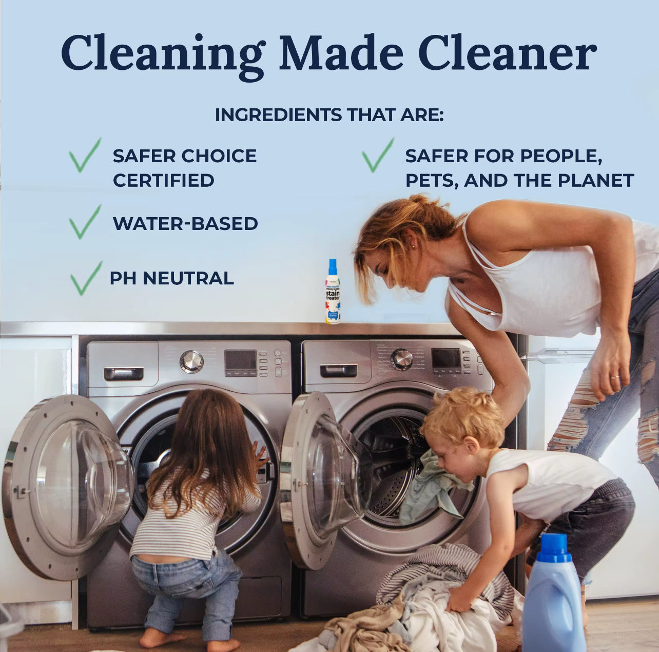 Zubapods Stain Remover – Fast & Safe Stain Treater for any Clothes (120ml)