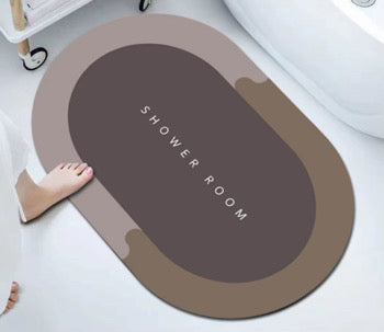 Crystal Velvet Quick-Dry Bathroom & Kitchen Floor Mat – Non-Slip, Water-Absorbing, Oil-Proof, Soft Foot Pad | ZubaPods Africa