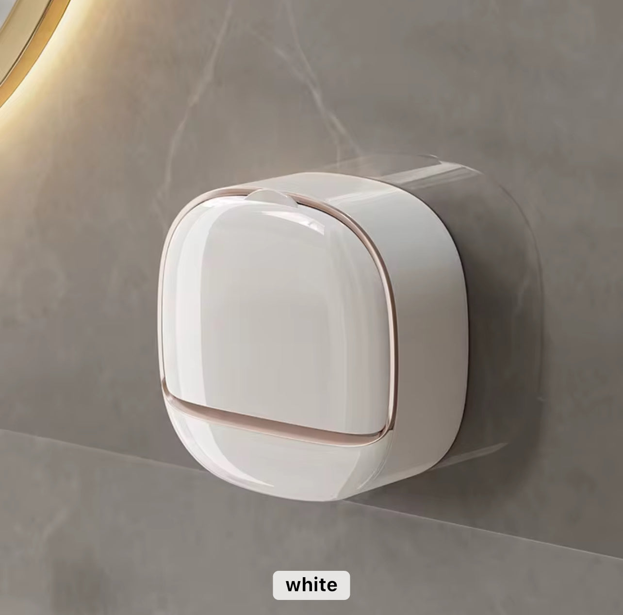 Wall-Mounted Luxury Soap Holder with Drain | Plastic Bar Soap Box for Bathroom & Kitchen – ZubaPods Africa
