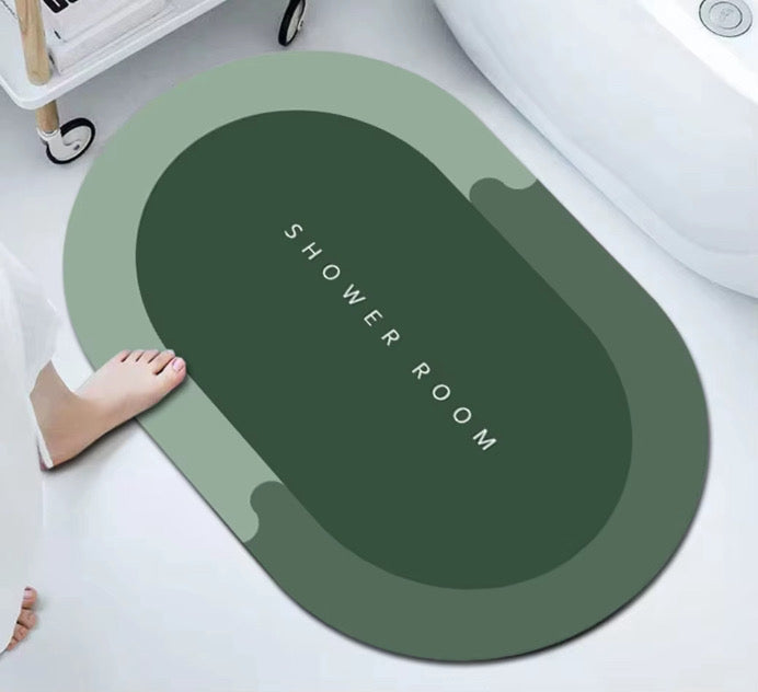 Crystal Velvet Quick-Dry Bathroom & Kitchen Floor Mat – Non-Slip, Water-Absorbing, Oil-Proof, Soft Foot Pad | ZubaPods Africa