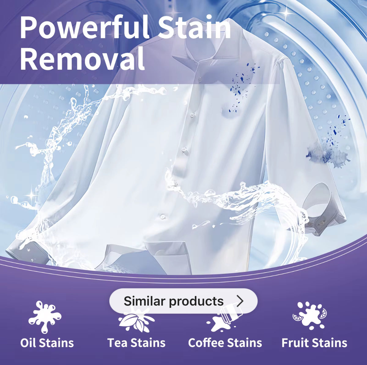 Lavender Scent Laundry Sheets – 40 Sheets (Fresh & Calming)