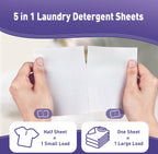 Lavender Scent Laundry Sheets – 40 Sheets (Fresh & Calming) ZubaPods
