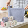 Multi-Purpose Absorbent Tear-Off Edgeless Washable Microfibre Towel 20 Rolls – Reusable Cleaning Rags for Kitchen & Home