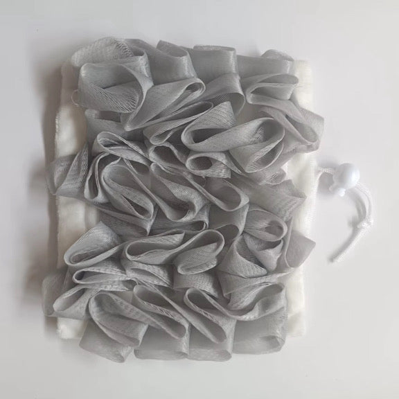 Portable Double-Sided Sponge Bath Scrubber – 2-in-1 Exfoliating Body Brush with Soap for Deep Skin Care | ZubaPods Africa