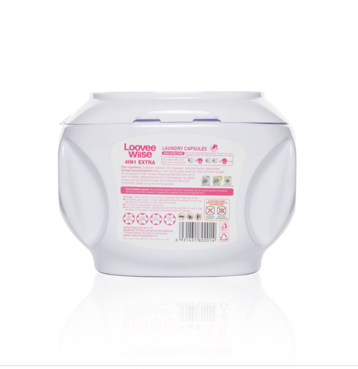 ZubaPods 4-in-1 Laundry Pods – Strong Fragrance, 12g, 36 Capsules