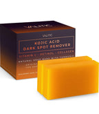 Kojic Acid Dark Spot Soap with Vitamin C, Retinol & Turmeric – Japanese Complex, Hyaluronic Acid & Shea Butter (2 Pack)