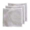Silver Wire Dish Washing Rag – Multipurpose Non-Scratch Cleaning Cloths for Kitchen, Dishes & Home Use - 3 Pieces ZubaPods