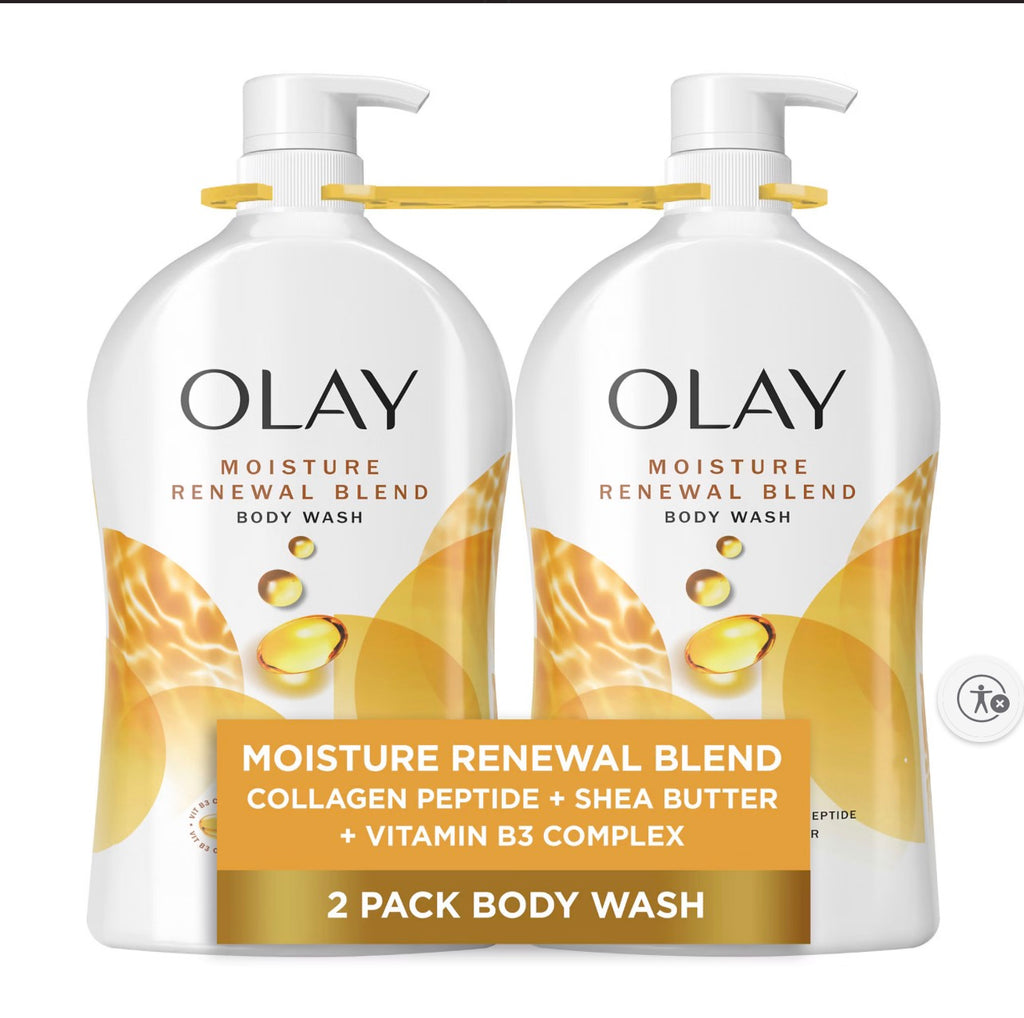Olay Moisture Renewal Blend Body Wash, 2 pk./35 fl. oz.