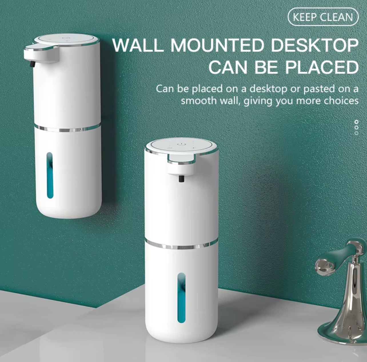 Automatic Foaming Soap Dispenser – Touchless Electric Hand Wash Dispenser