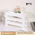 Automatic Rolling Egg Storage Holder – Food-Grade Refrigerator & Countertop Egg Organizer