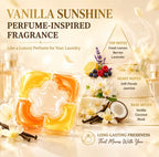 BloomWell Vanilla Sunshine 5-in-1 Laundry Capsules – 30 Pods
