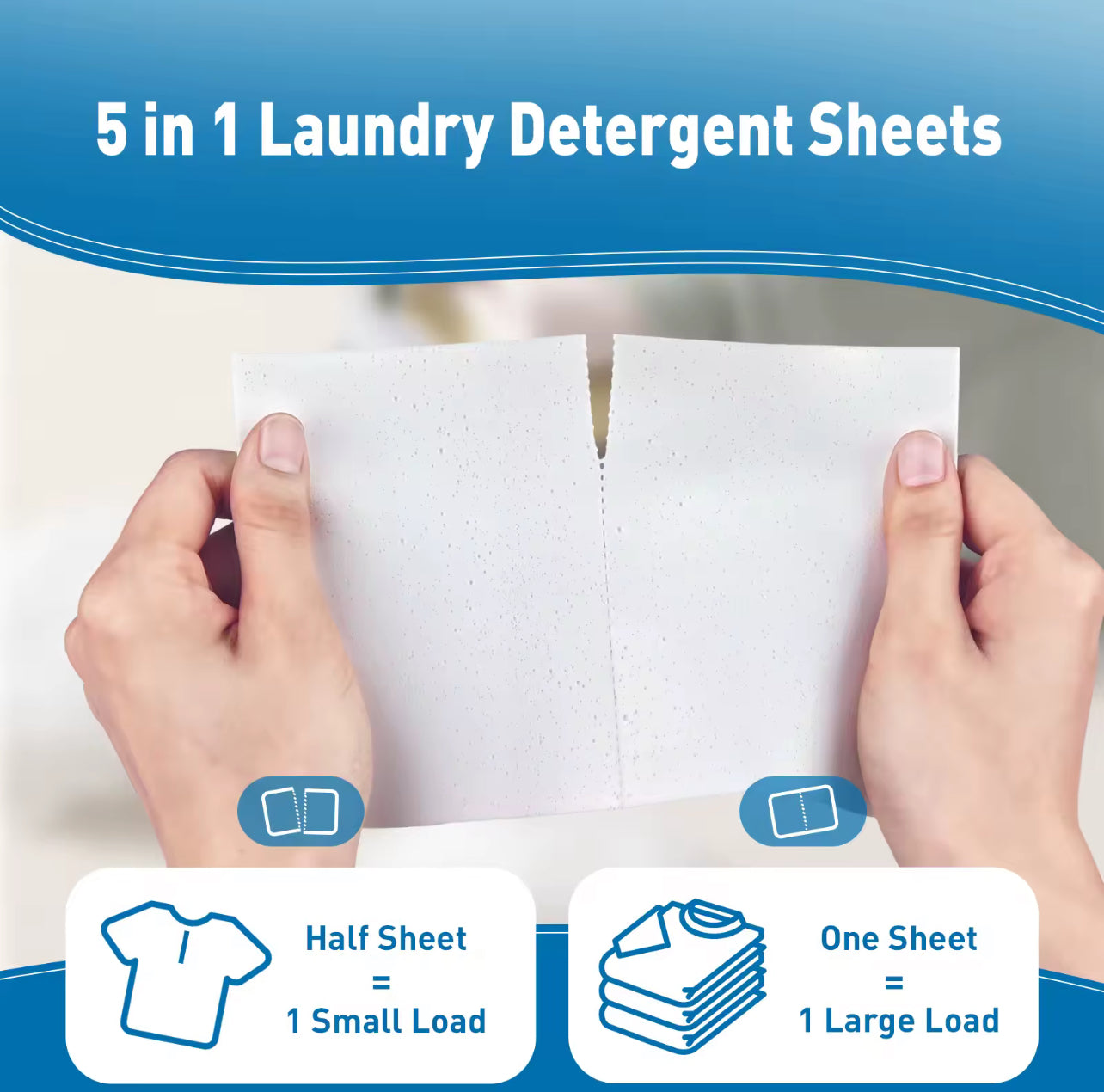 Linen Scent Laundry Sheets – 40 Sheets (Classic Fresh Laundry)