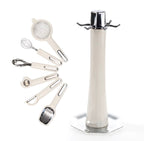7-Piece Multifunctional Kitchen Gadget Set with Storage Rack