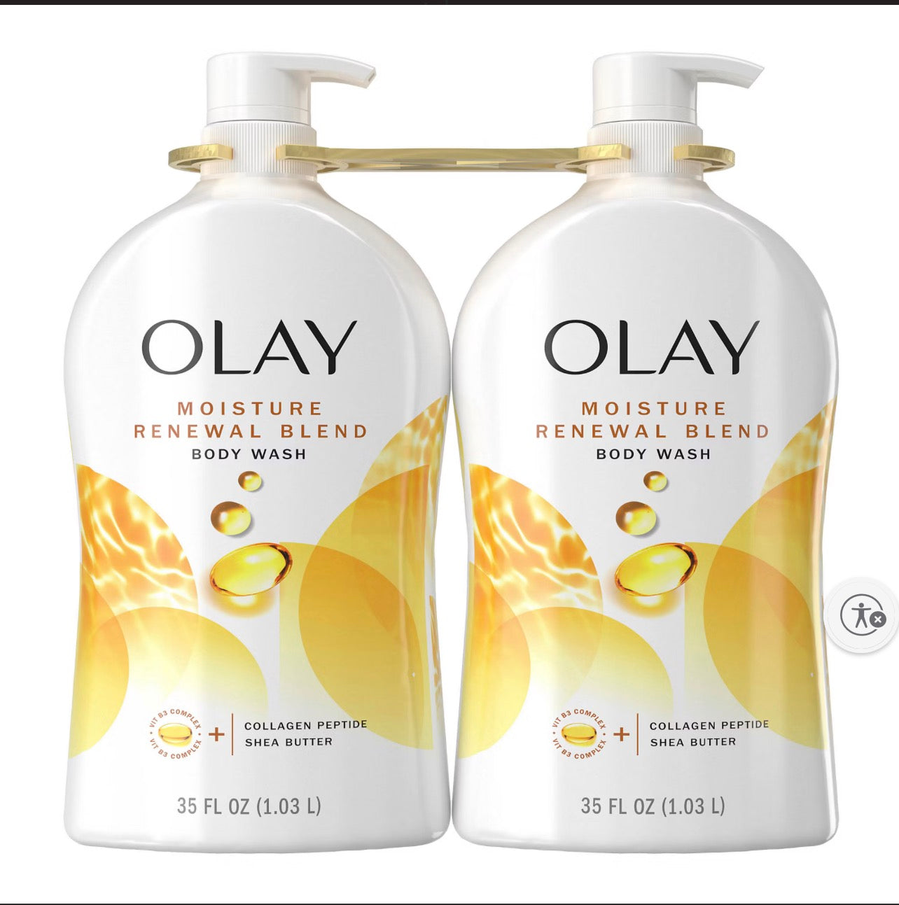 Olay Moisture Renewal Blend Body Wash, 2 pk./35 fl. oz.
