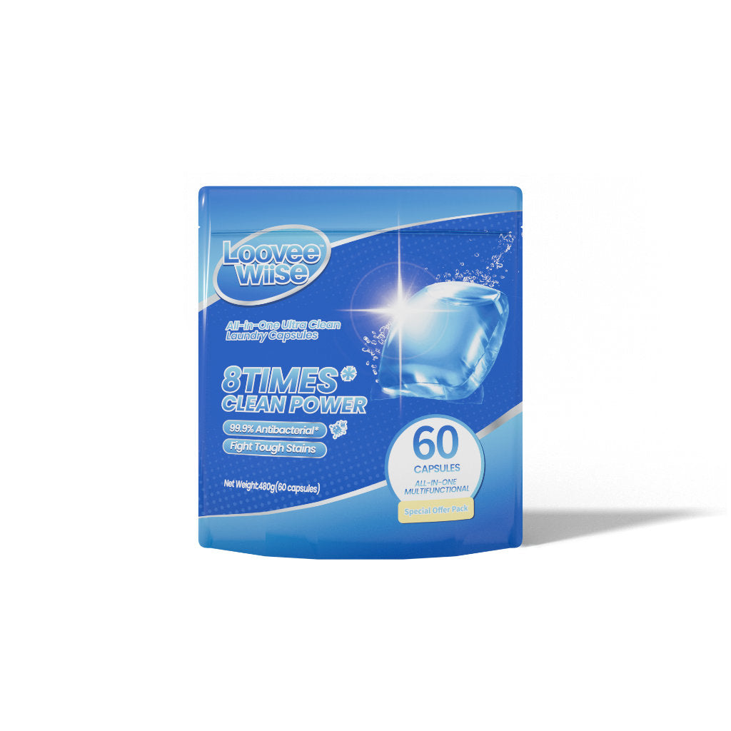 ZubaPods All in One Stain Removal LAUNDRY PODS Lavender Fragrance - 450g (60 Capsules)