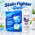 Stain Fighter Duo – Stain Removal Laundry Pods + FOLEX Instant Carpet Spot Remover ZubaPods Africa