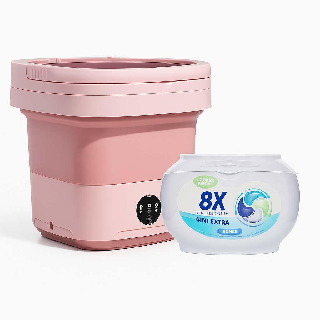 ✨ Mama’s Wash & Go Combo – 11L Mini Washer + 8X 4 in 1 Extra Pods