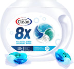 ZubaPods 8X 4 in 1 Color Protection LAUNDRY PODS Green Fruit Fragrance - 720g (60 Capsules)