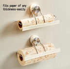 Luxury no-drill kitchen paper towel holder features