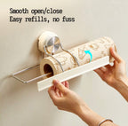 Luxury no-drill kitchen paper towel holder features
