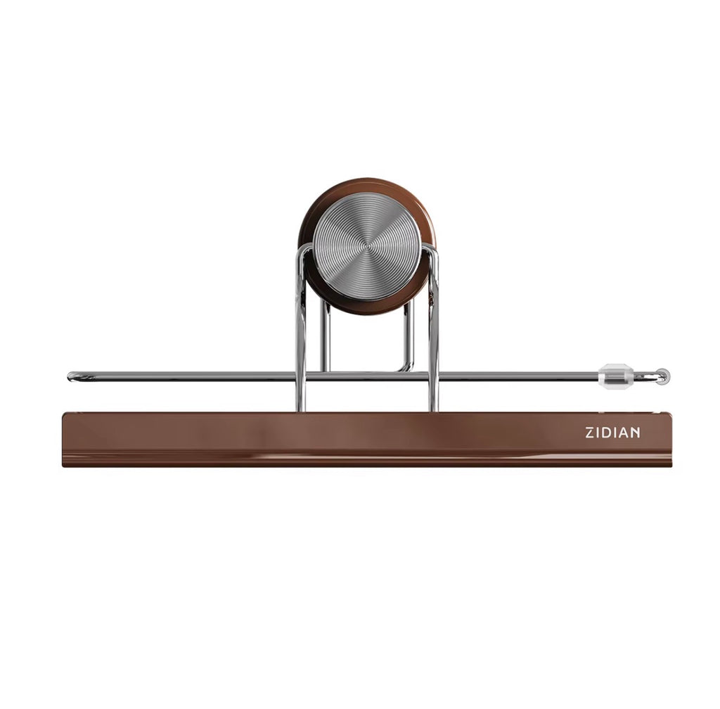 Luxury no-drill kitchen paper towel holder in Brown