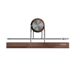Luxury no-drill kitchen paper towel holder in Brown