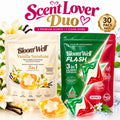 BloomWell Scent Lover Duo Laundry Pods Bundle – Vanilla Sunshine 5-in-1 + Flash 3-in-1 (60 Capsules) ZubaPods Africa