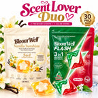 BloomWell Scent Lover Duo Laundry Pods Bundle – Vanilla Sunshine 5-in-1 + Flash 3-in-1 (60 Capsules) ZubaPods Africa