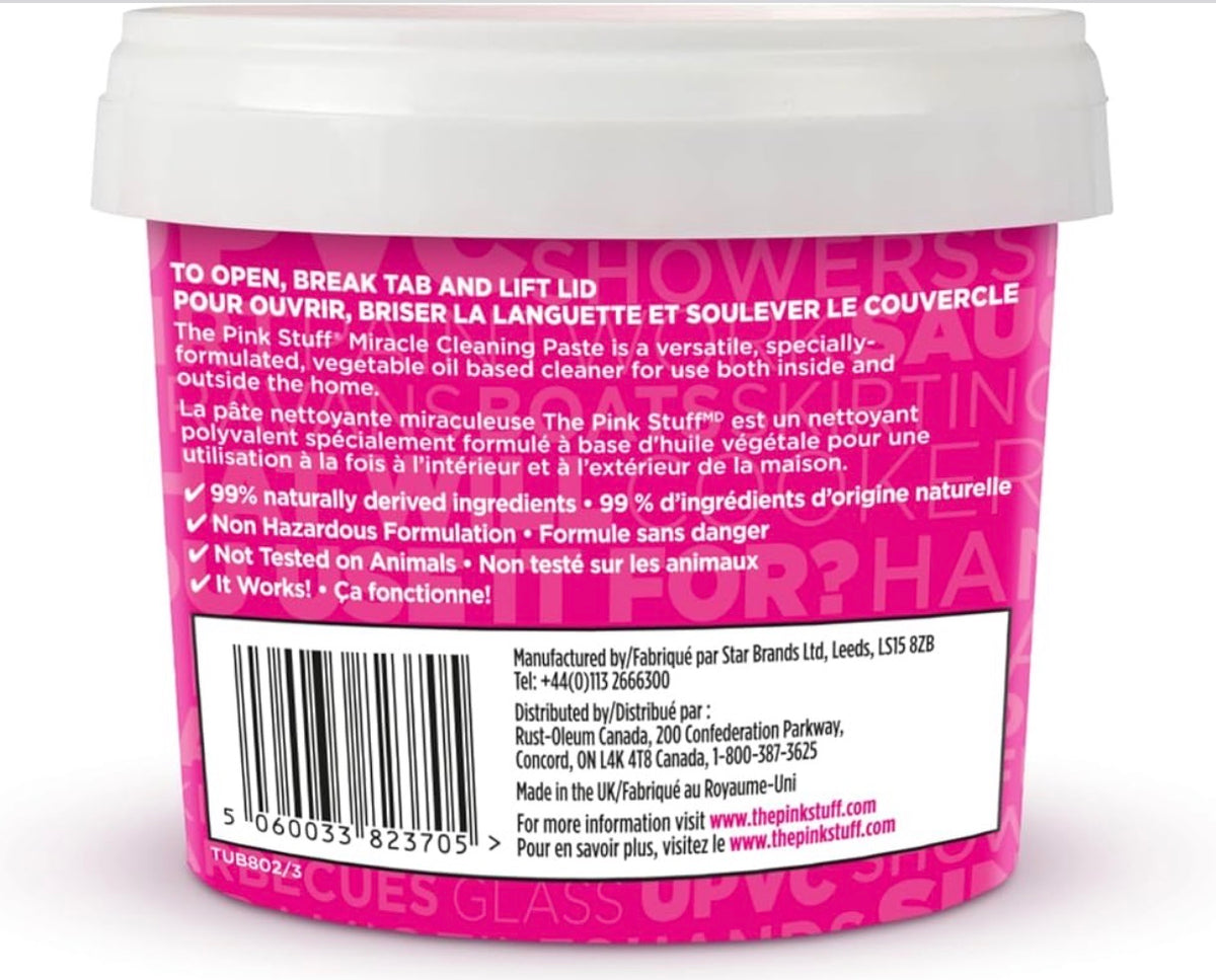 The Pink Stuff Miracle Cleaning Paste product information