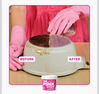 The Pink Stuff cleaning paste effective against grease and grime